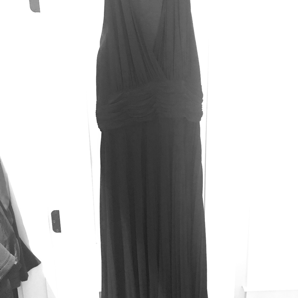 Black cocktail dress worn once.